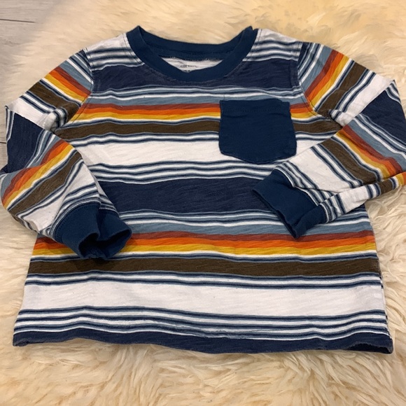 Carter’s and Joe Fresh Long-Sleeve Shirts in Stripes and Gray Halloween Size 2T - Picture 5 of 8
